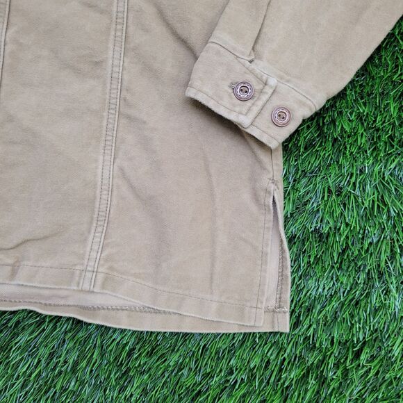 Vintage 70s MOD Hippie Jacket Womens Large 22x26 Beige - Picture 13 of 13